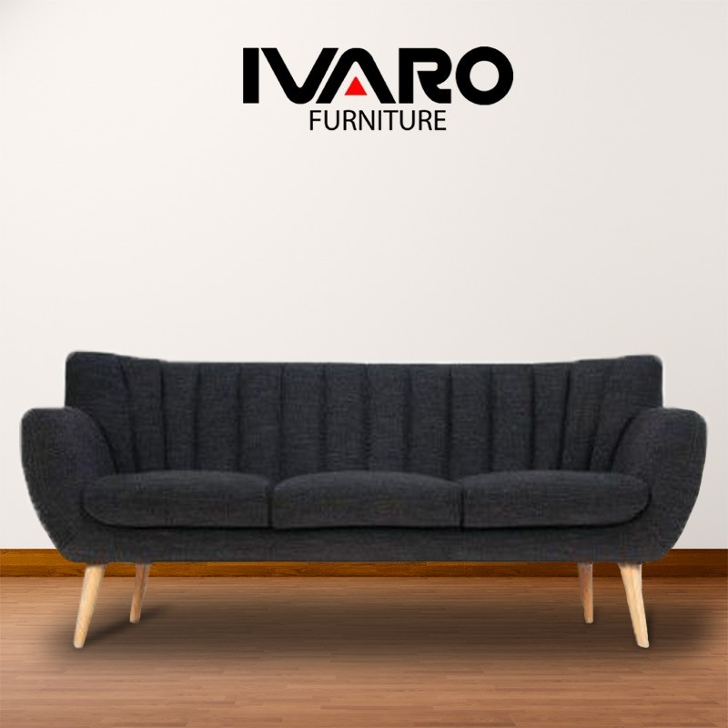 Sofa 3 Seater / Kursi Minimalis / Sofa Ruang Tamu BAMBINA IVARO - 3 seater